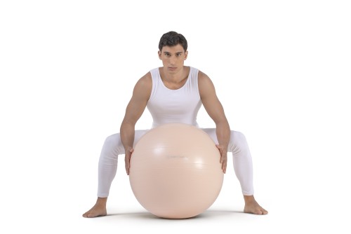 Amila Μπάλα Γυμναστικής Estetica Gym Ball 55 Cm - Nature (99701)