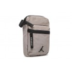 Jordan Airborne Unisex Τσαντάκι Χιαστί - Ώμου Γκρι, Μαύρο