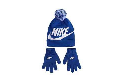 Nike Σετ Σκουφάκι Χειμερινό Με Γάντια Παιδικό (9A2695 U89)