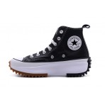 Converse Run Star Hike Hi Γυναικεία Μποτάκια Μαύρα (A04292C)