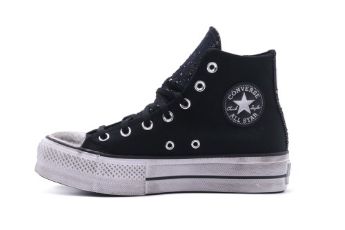 Converse Chuck Taylor All Star Lift Hi Platform Chrome Sneakers (A06450C)