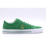 Converse One Star Pro Suede Ανδρικά Παπούτσια Πράσινα & Λευκά