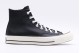 Converse Chuck 70 Leather Ανδρικά Δερμάτινα Sneakers Μαύρα, Εκρού