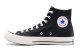 Converse Chuck 70 Leather Ανδρικά Δερμάτινα Sneakers Μαύρα, Εκρού