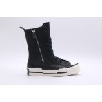 Converse Chuck 70 Plus X-Hi Γυναικεία Sneakers Μαύρα, Λευκά