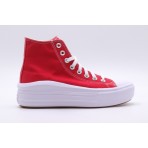 Converse Chuck Taylor All Star Move Sneakers Κόκκινα, Λευκά
