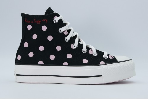 Converse Chuck Taylor All Star Lift Hi Polka Dots Sneakers (A10688C)