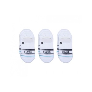 Stance Basic No Show Κάλτσες Κοντές 3 Ζευγάρια (A145D20SRO-WHT)