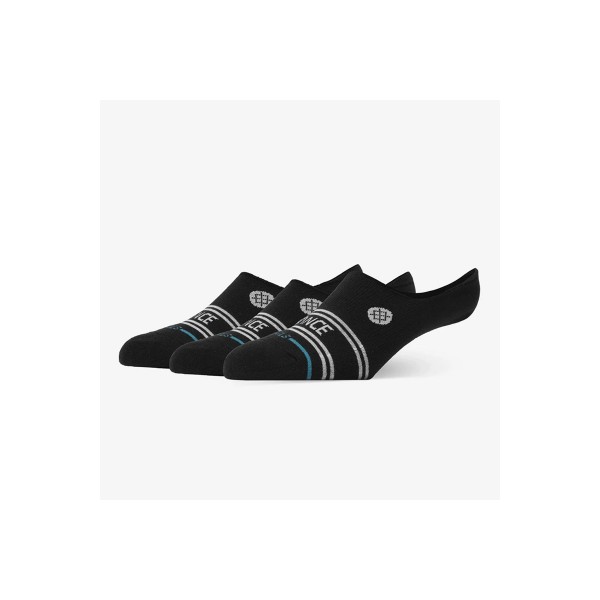 Stance Vital No Show Κάλτσες Κοντές 3 Ζευγάρια (A148A25VIT-BLK)