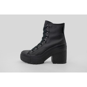 Converse Chuck 70 De Luxe Heel Platform Leather Hi Μποτάκια (A15514C)