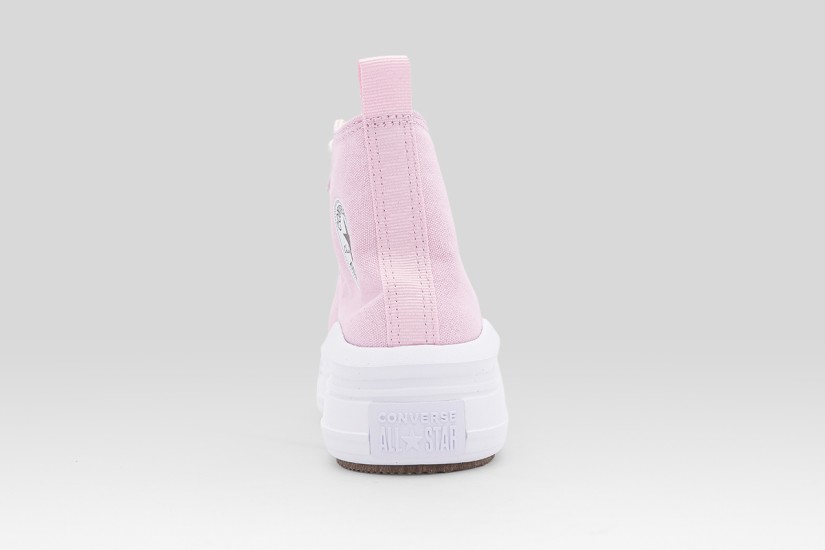 Converse Chuck Taylor All Star Move Platform Canvas Παιδικά Sneakers Ροζ, Λευκά