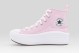 Converse Chuck Taylor All Star Move Platform Canvas Παιδικά Sneakers Ροζ, Λευκά