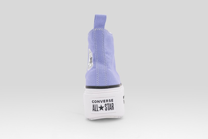 Converse Chuck Taylor All Star Lift Double Stack Platform Sneakers Λιλά, Λευκά