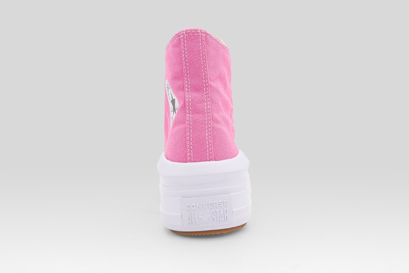 Converse Chuck Taylor All Star Move Platform Sneakers Φούξια, Λευκά