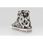 Converse Chuck Taylor All Star High Cow Print Sneakers Εκρού, Μαύρα