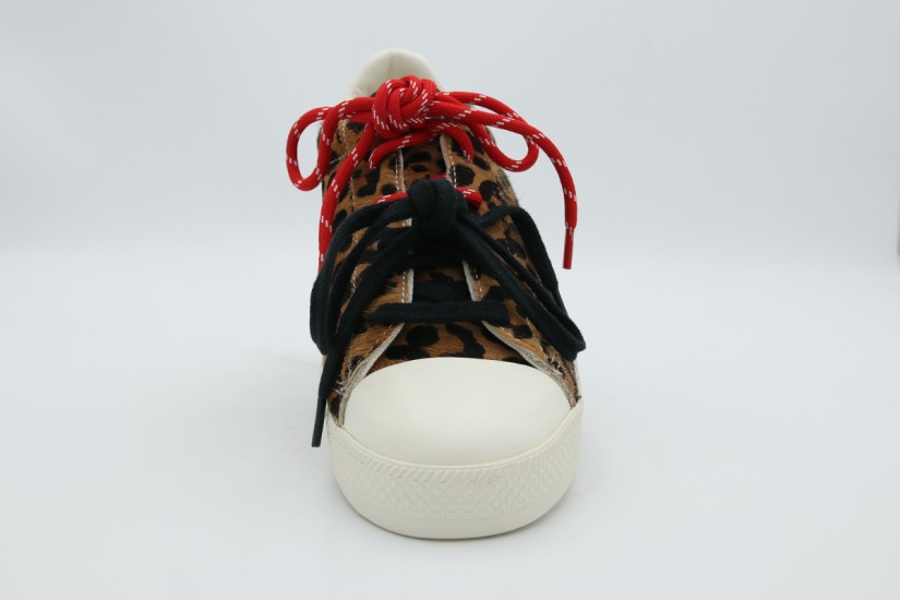Converse Chuck Taylor Low Leopard Pony Hair Γυναικεία Sneakers Λεοπάρ