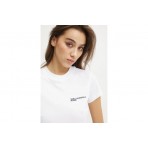 Karl Lagerfeld Slim Ss Tee T-Shirt Γυναικείο (A1W17004 100)
