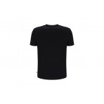 Russell Ανδρικό Κοντομάνικο T-Shirt Μαύρο