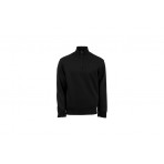 Russell Half Zip Ανδρική Μακρυμάνικη Μπλούζα Με Φερμουάρ Μαύρη