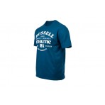 Russell Ανδρικό Κοντομάνικο T-Shirt Πετρόλ