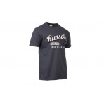 Russell Ανδρικό Κοντομάνικο T-Shirt Ανθρακί