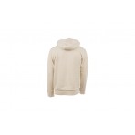Russell Zip Through With Sherpa Inside Ανδρική Ζακέτα Με Κουκούλα Εκρού