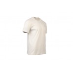 Russell Menas Small Tonal Logo Ανδρικό Κοντομάνικο T-Shirt Ζαχαρί