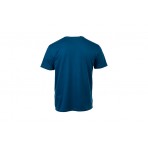 Russell Menas Small Tonal Logo Ανδρικό Κοντομάνικο T-Shirt Πετρόλ