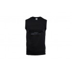 Russell Ανδρική Αμάνικη Μπλούζα Μαύρη