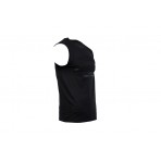 Russell Ανδρική Αμάνικη Μπλούζα Μαύρη