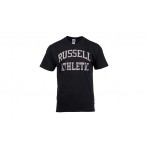 Russell Ανδρικό Κοντομάνικο T-Shirt Μαύρο