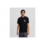 Karl Lagerfeld Ανδρικό Κοντομάνικο T-Shirt Μαύρο