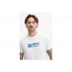 Karl Lagerfeld Slim Logo Ανδρικό Κοντομάνικο T-Shirt Λευκό
