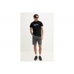 Karl Lagerfeld Slim Logo Ανδρικό Κοντομάνικο T-Shirt Μαύρο