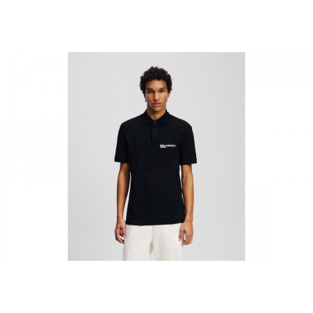 Karl Lagerfeld Regular Pique Polo Ανδρικό 