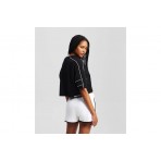 Karl Lagerfeld Relaxed Cropped Piping Γυναικείο Κοντομάνικο T-Shirt