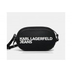 Karl Lagerfeld Essential Logo Pu Cam Τσαντάκι Χιαστί - Ώμου (A2W30249 999)