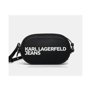 Karl Lagerfeld Essential Logo Pu Cam Τσαντάκι Χιαστί - Ώμου (A2W30249 999)