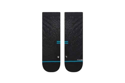 Stance Run Light Quarter Κάλτσες Ψηλές 1 Ζευγάρι (A348A23RUN-BLK)