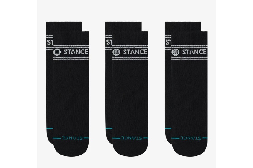 Stance Vital Ανδρικές Ψηλές Κάλτσες Μαύρες 3 Ζευγάρια