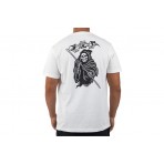 Stance High Roller Ανδρικό Κοντομάνικο T-Shirt Λευκό