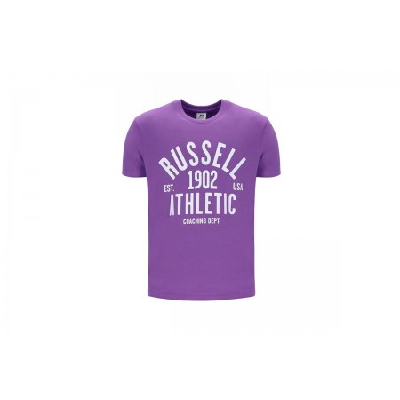 Russell Bryn Ανδρικό Κοντομάνικο T-Shirt Μωβ