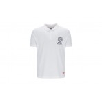 Russell Avery Classic Ανδρικό Κοντομάνικο Polo T-Shirt Λευκό