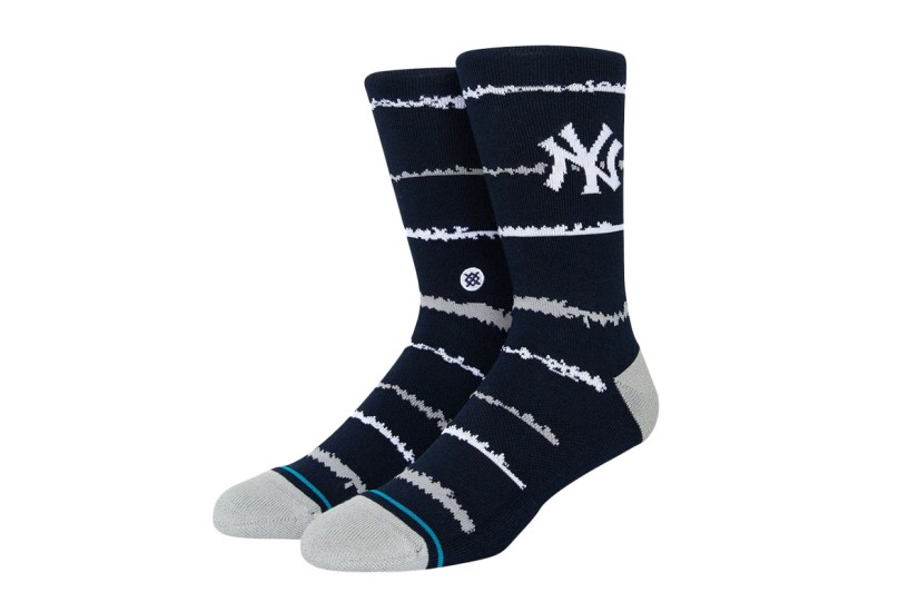 Stance Chalk New York Yankees Ανδρικές Ψηλές Κάλτσες Μπλε Σκούρο