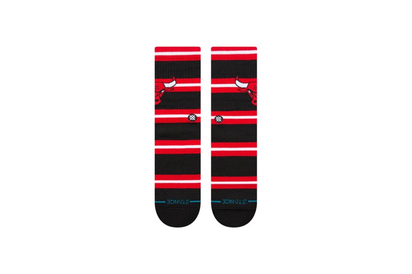 Stance Prep NBA Chicago Bulls Ανδρικές Ψηλές Κάλτσες Μαύρες, Κόκκινες, Λευκές