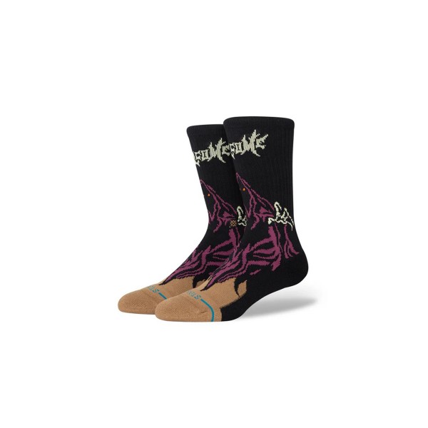 Stance Welcome Skelly Κάλτσες Ψηλές 1 Ζευγάρι (A556A24WSC-BLK)