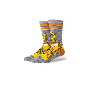 Stance C3Po Star Wars Crew Kάλτσες Ψηλές 1 Ζευγάρι (A556A25C3P-GLD)