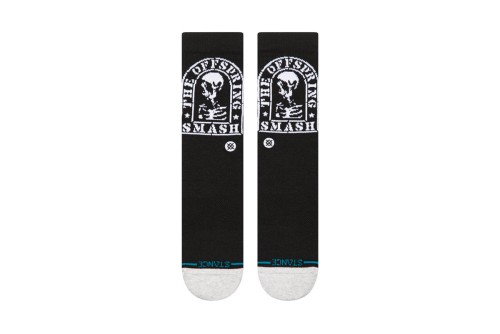 Stance Smashed Crew Κάλτσες Ψηλές 1 Ζευγάρι (A556A25SMA-BLK)