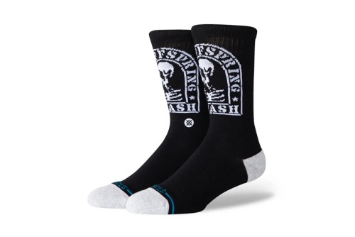 Stance Smashed Crew Κάλτσες Ψηλές 1 Ζευγάρι (A556A25SMA-BLK)