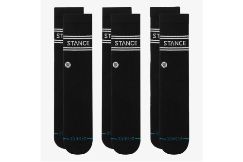 Stance Vital Κάλτσες Ψηλές 3 Ζευγάρια (A556A25VIT-BLK)